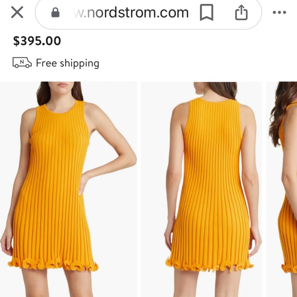 Milly wired edge swing dress